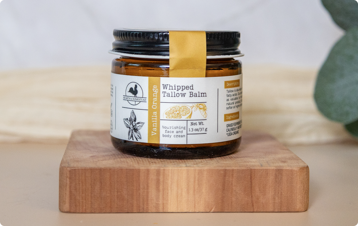 Vanilla Orange Whipped Tallow Balm