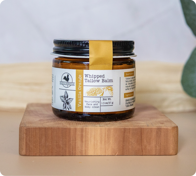Vanilla Orange Whipped Tallow Balm